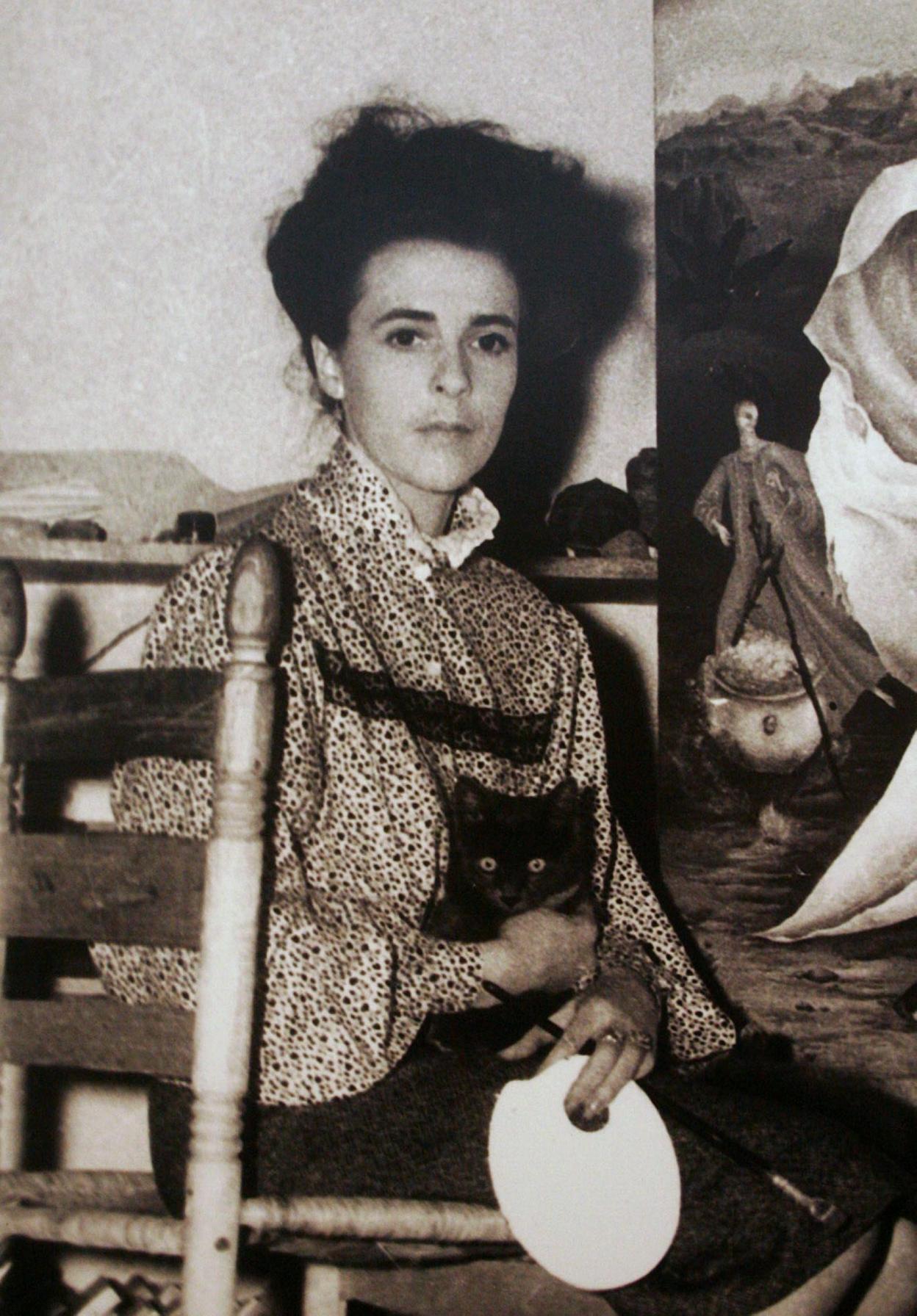 Retrato de autor desconocido de la artista Leonora Carrington.