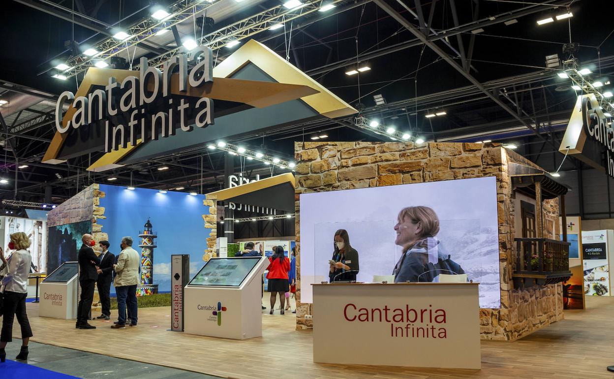 Stand de Cantabria en Fitur.