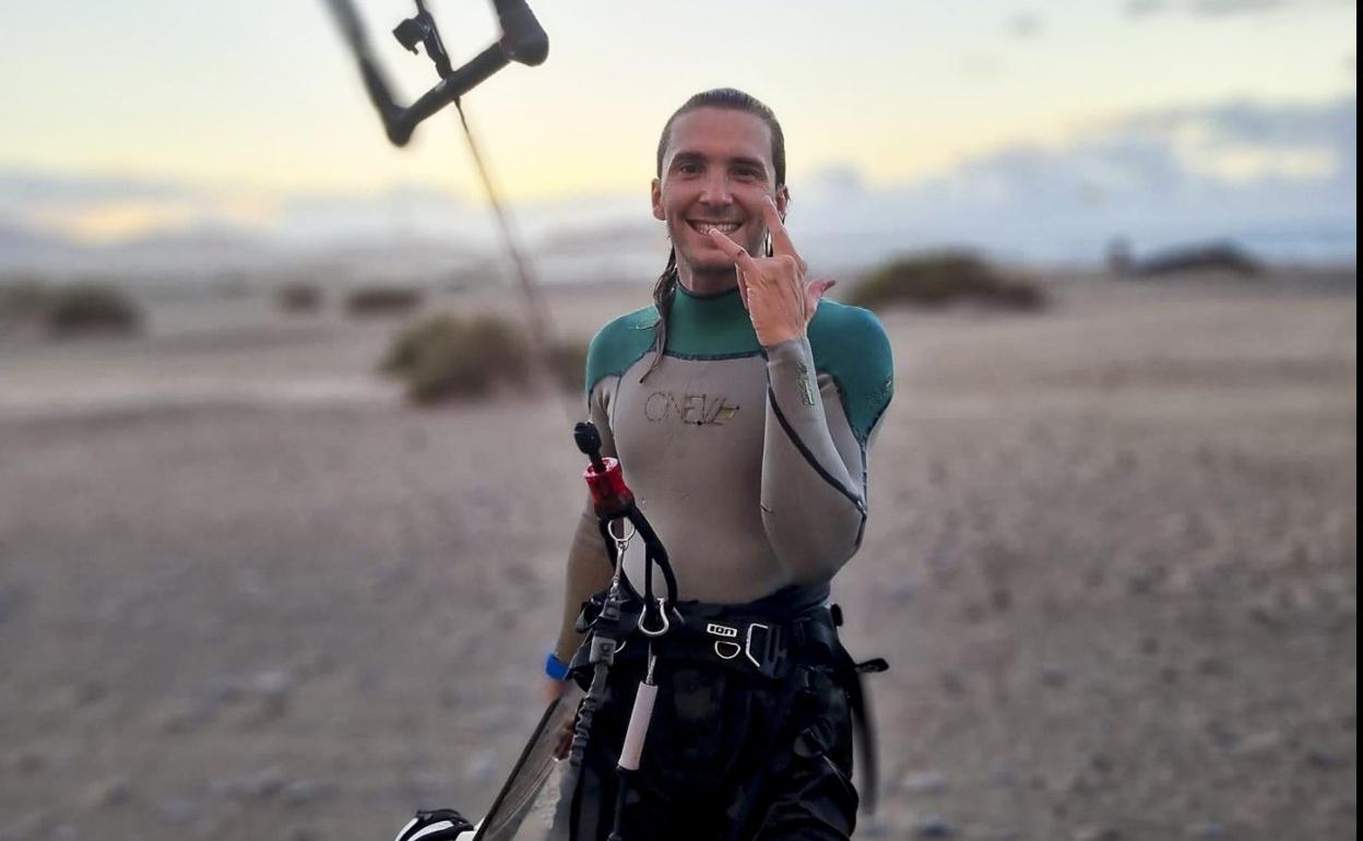 Pablo Durán falleció el domingo en la playa lanzaroteña de Famara. 