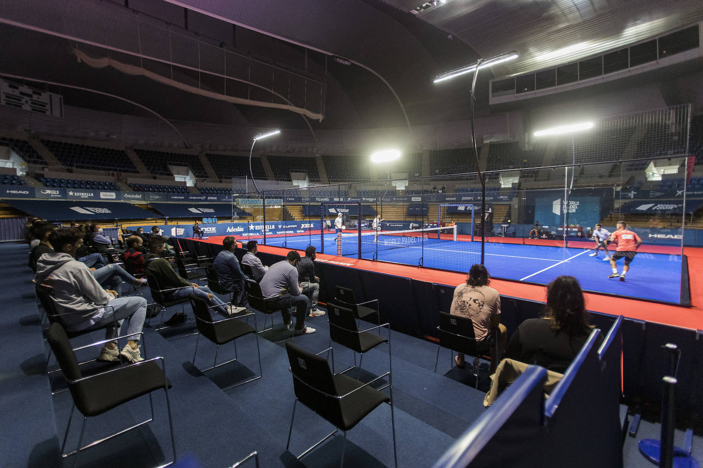 Sospresas en la primera jonada del World Padel Tour de Santander