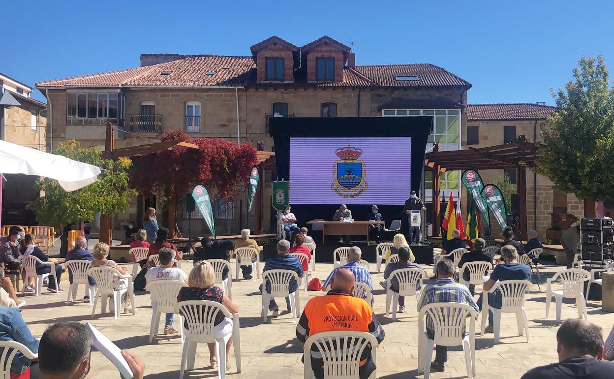 Imagen de archivo de un evento celebrado en la plaza de Polientes