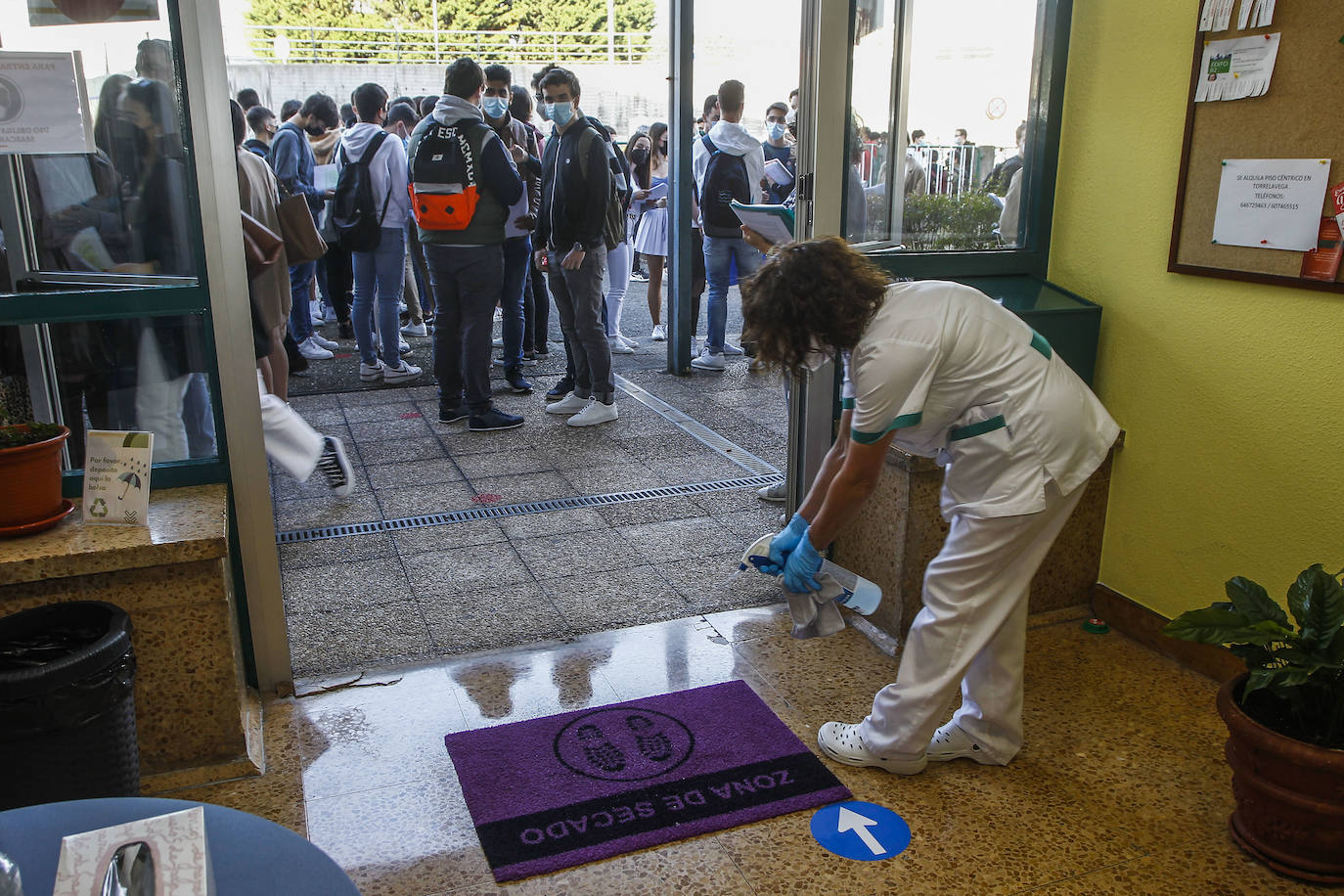Pruebas de la EBAU en Torrelavega