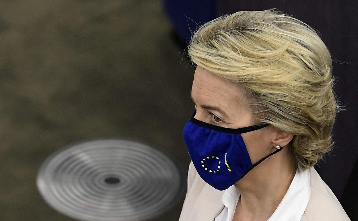 La presidenta de la Comisión Europea, Ursula Von der Leyen.