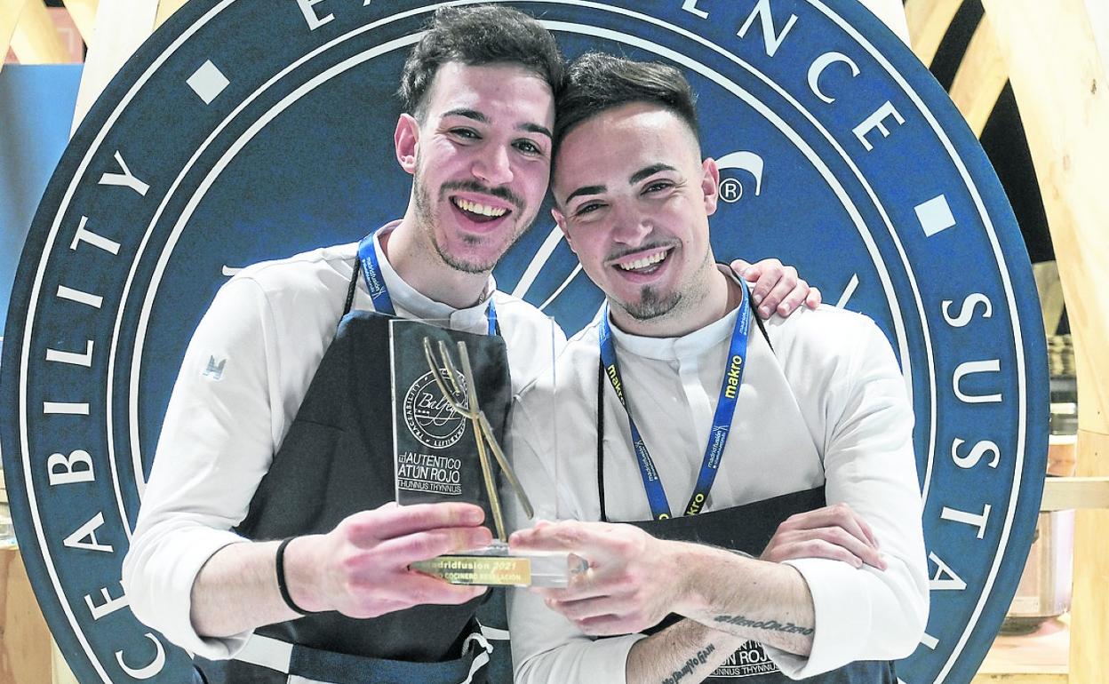 Los cocineros Juan Sahuquillo y Javier Sanz. 