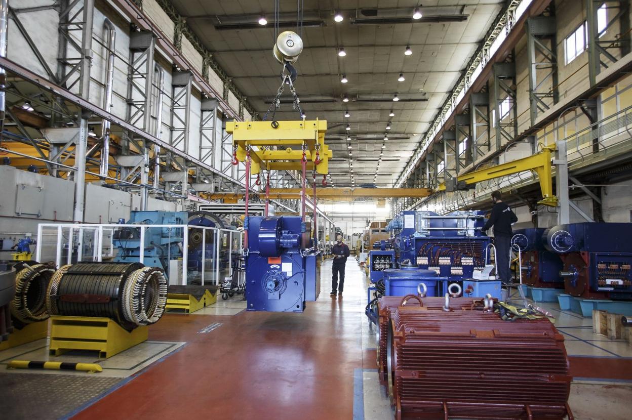 Instalaciones de Siemens Gamesa en Reinosa en las que se fabrican los generadores para las turbinas. DM