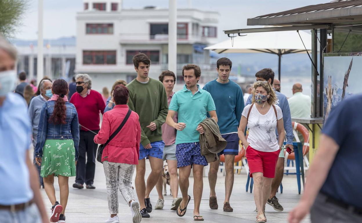 Imagen del sábado en Santander.