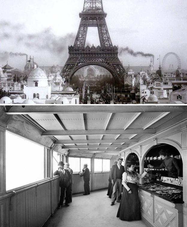 Más detalles de la emblemática torre parisina.