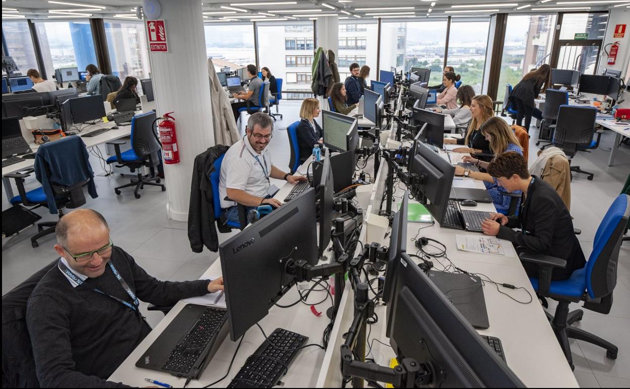 Oficinas de Ingram Micro Cloud en Santander, en su inauguración en mayo de 2019. 