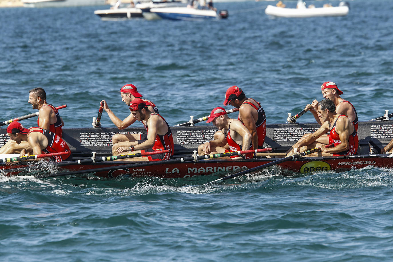 Los de Marina de Cudeyo ceden ante Kaiku, el ganador de la prueba, y Getaria, el líder de la Liga