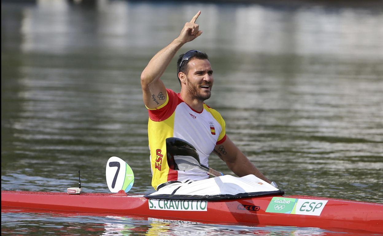 Saúl Cravioto, durante una competición. 