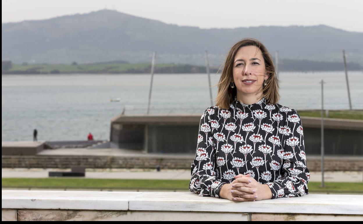 María Sánchez Ruíz, Consejera de Economía y Hacienda en el Palacio de Festivales, de Santander.