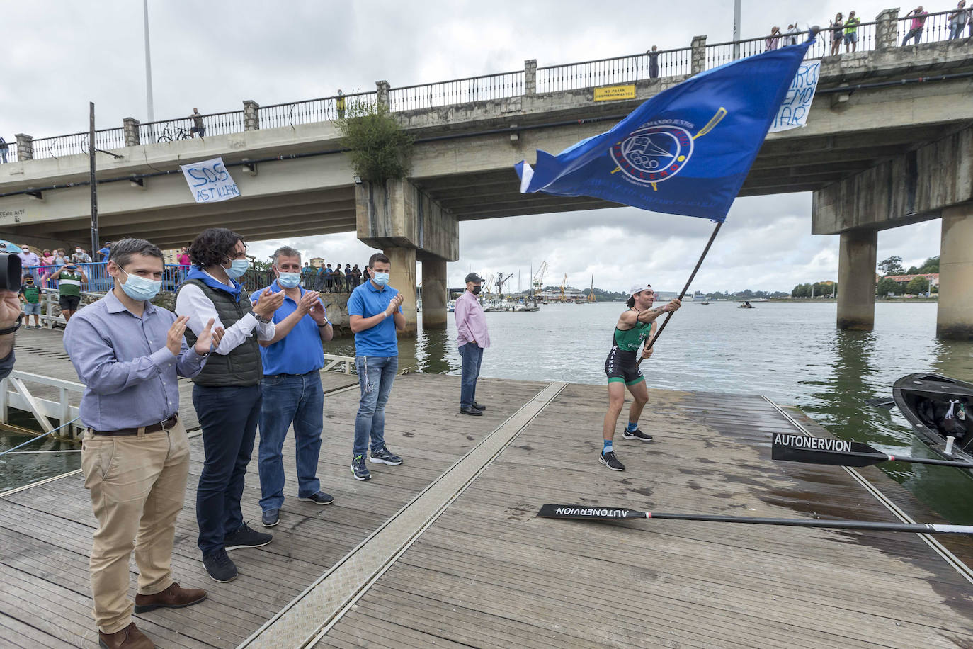 Fotos: Pedreña, segunda en la Bandera del Real Astillero de Guarnizo