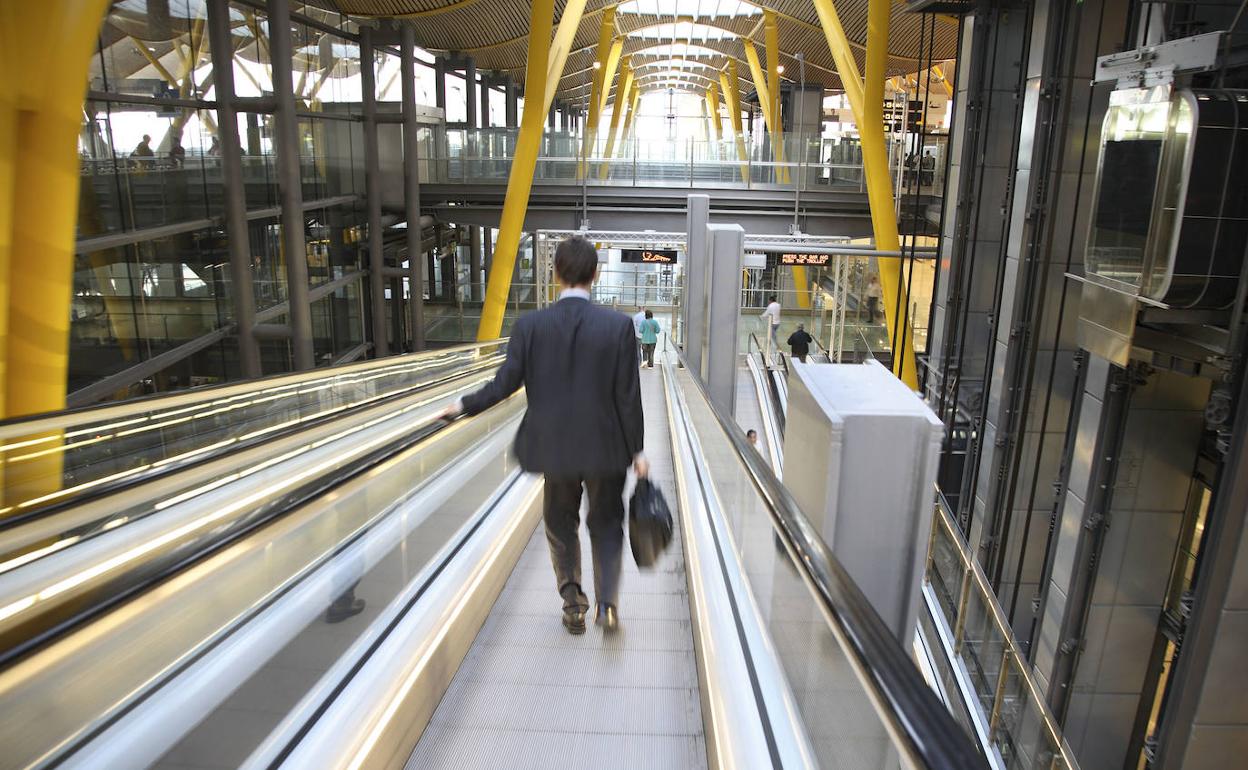 Aeropuerto de Madrid Barajas.