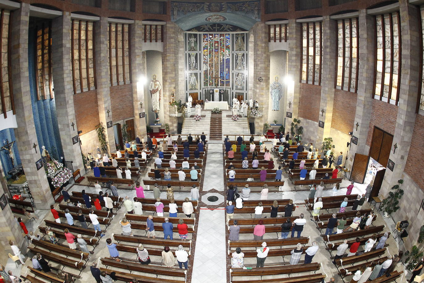 Fotos: La misa solemne, en imágenes