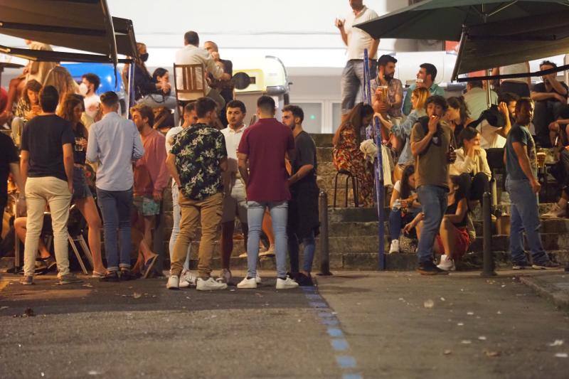 Fotos: Imágenes del centro de Santander este sábado noche