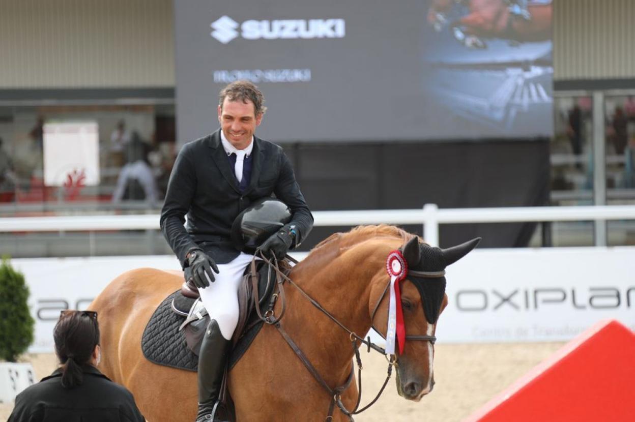 El santanderino Borja Villalón, en una entrega de premios celebrada en Asturias el pasado mes de julio.