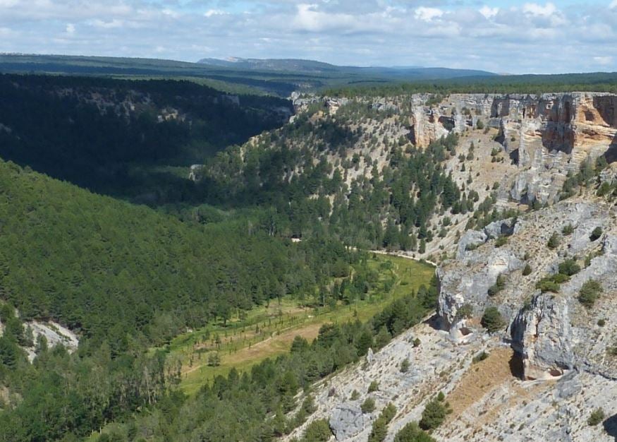 Fotos: Recorrer las esculturas naturales que el río Lobos ha esculpido