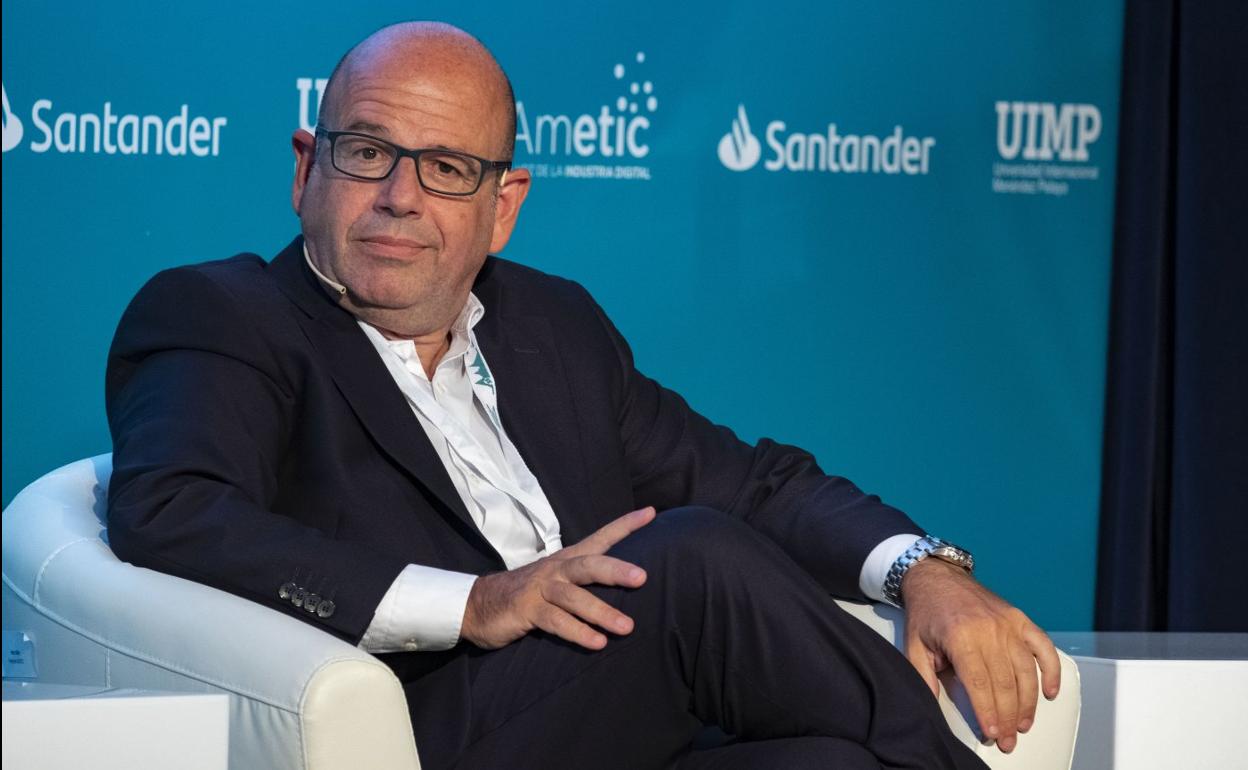 Luis Pardo, ayer en Santander durante su participación en el Congreso de Ametic. 