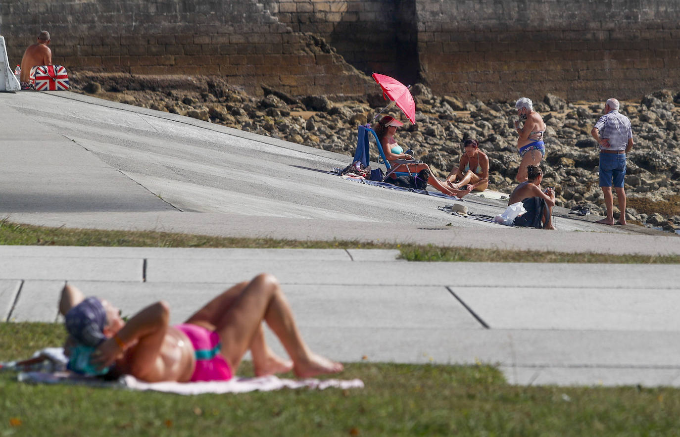 Fotos: Así ha sido la mañana de calor en Cantabria