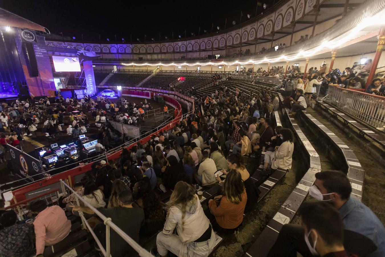 La argentina, puro torbellino en el escenario.