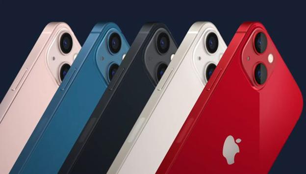 Los nuevos modelos del iPhone 13.