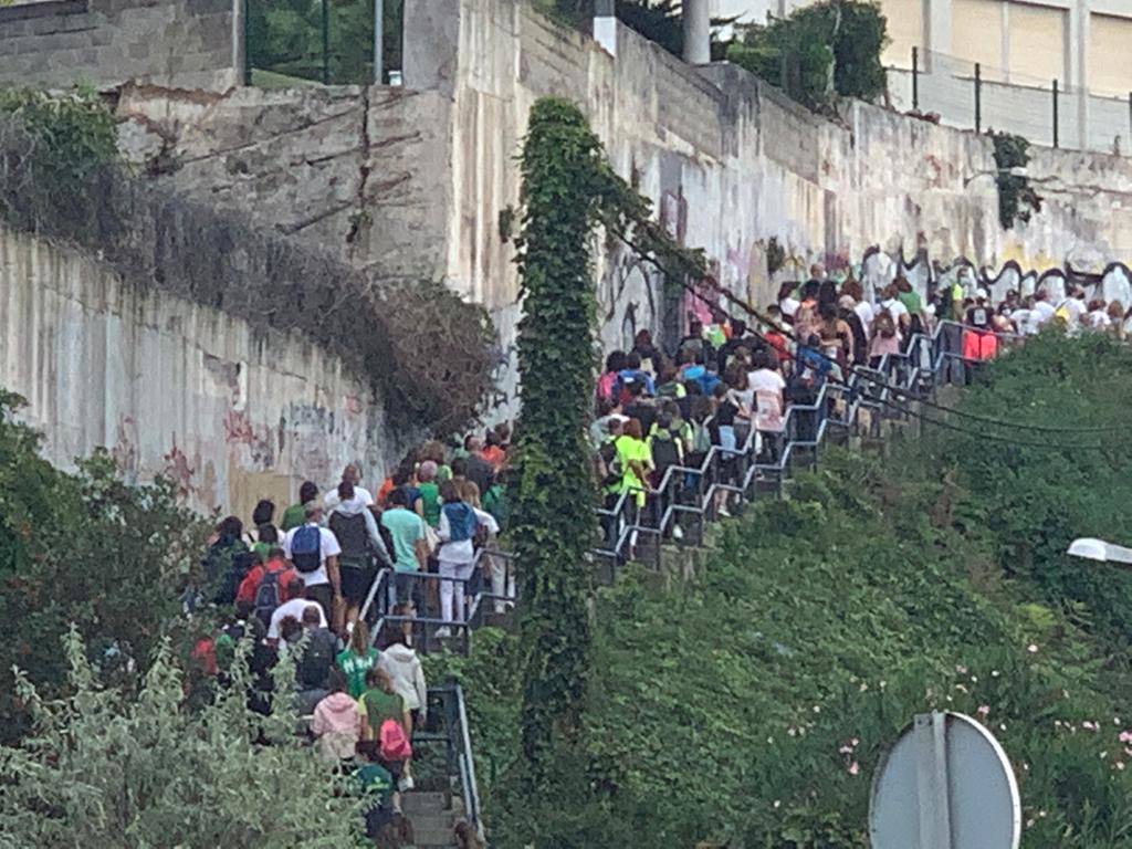 Fotos: Una muchedumbre toma las cinco playas en la marcha contra el cáncer