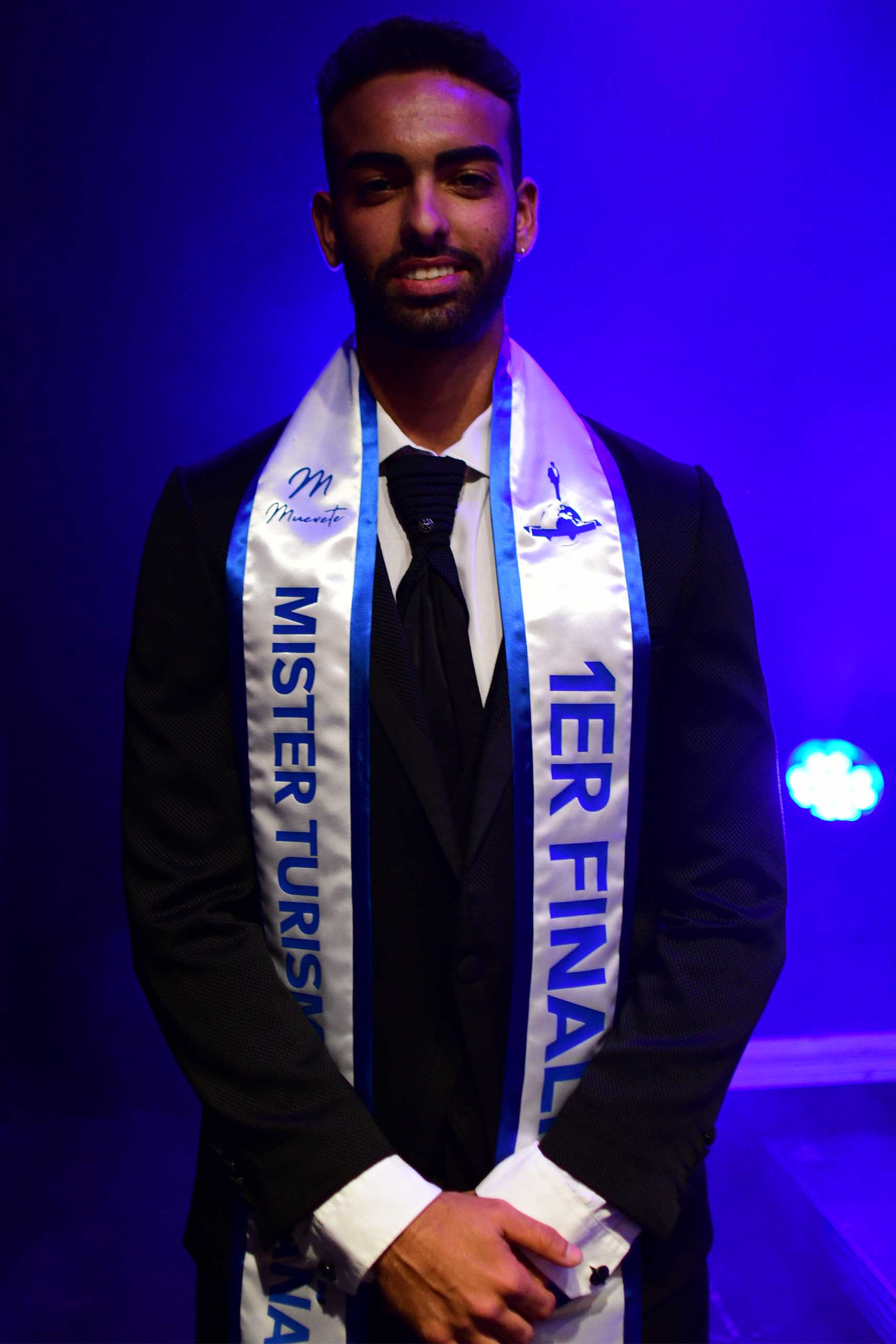 Primer finalista, Néstor Perdomo, 'Míster Turismo Lanzarote'. 