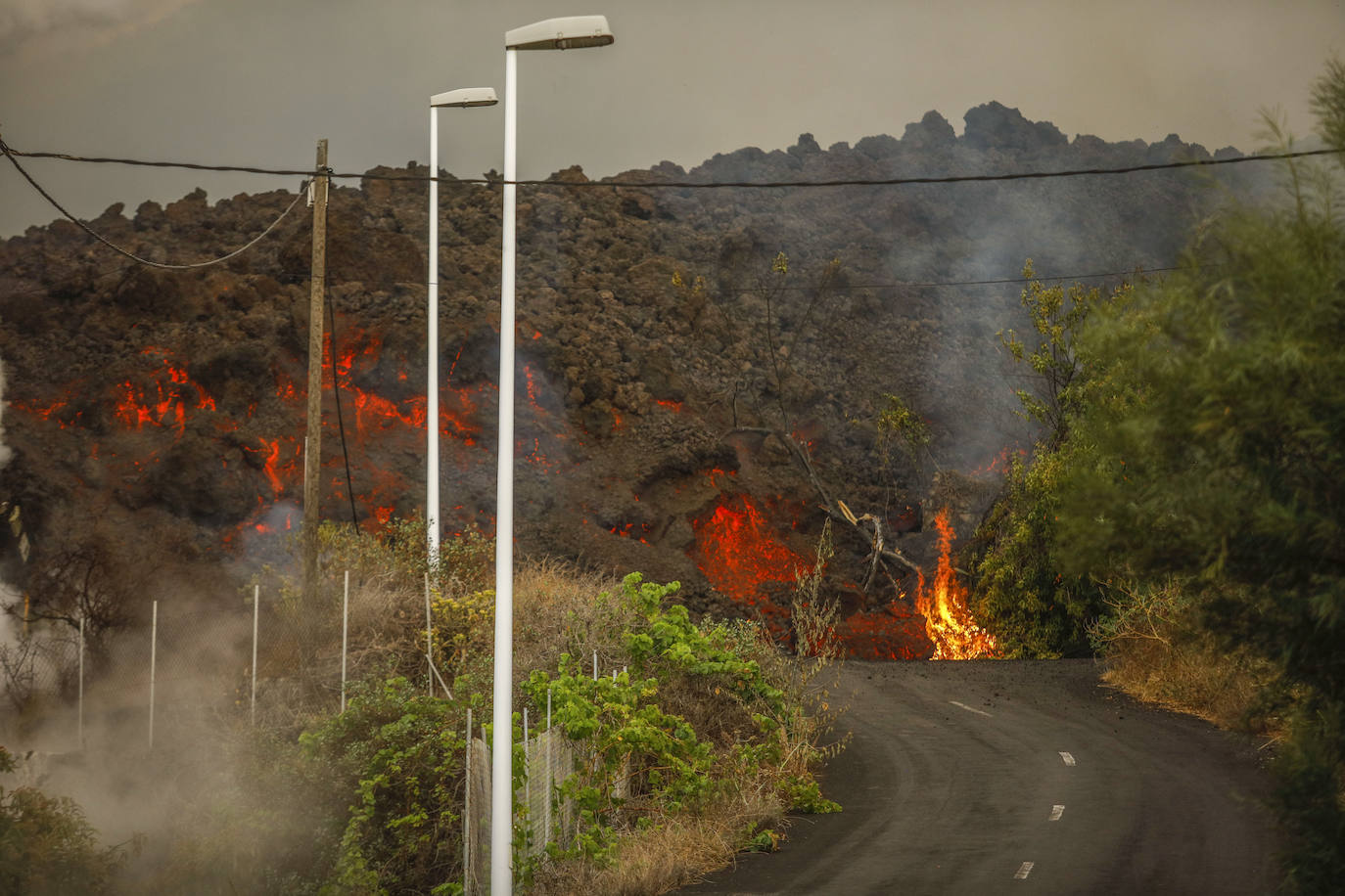 Fotos: Las espectaculares imágenes de la erupción del volcán en La Palma