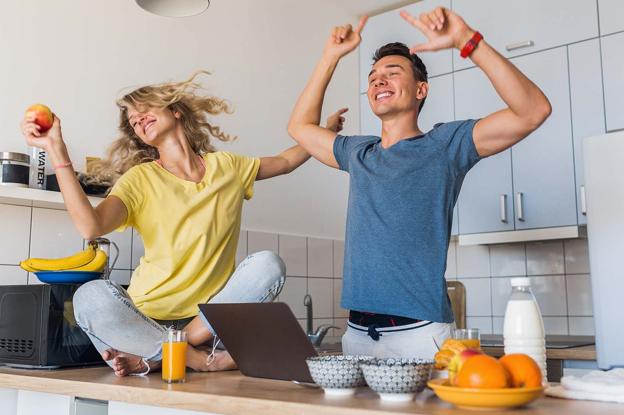 Un desayuno con energía y a dúo.