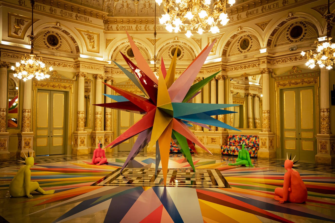 Fotos: Okuda te invita a meditar en el Liceo