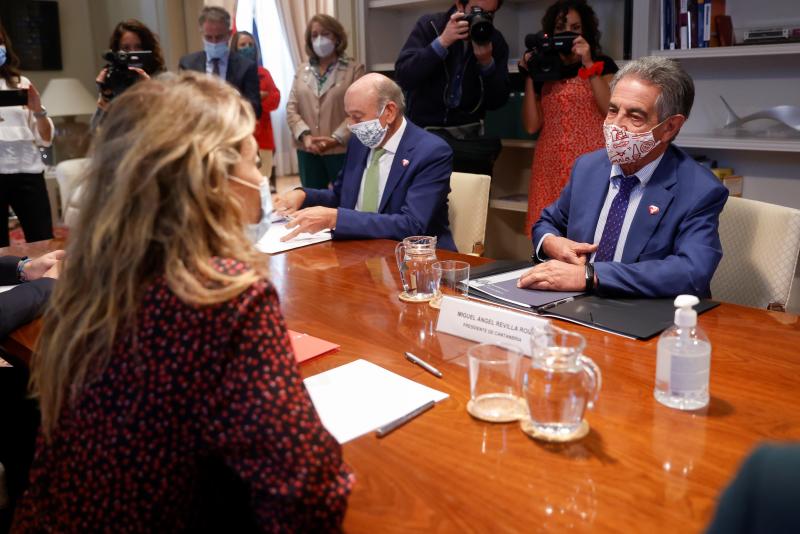 Fotos: La reunión de Revilla y la ministra Raquel Sánchez, en Madrid