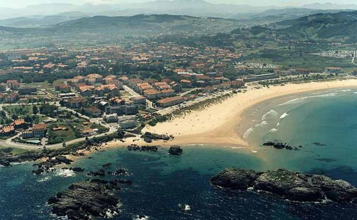 Una playa de Noja, en Cantabria. 