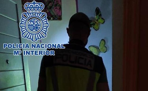 Imágenes del momento de la detención.