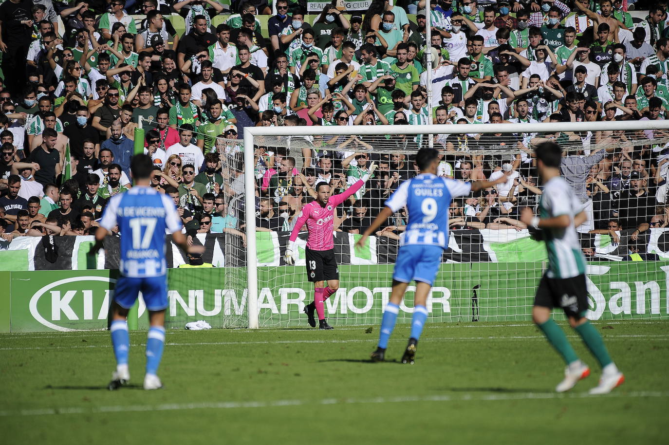 Fotos: Las imágenes del Racing-Deportivo