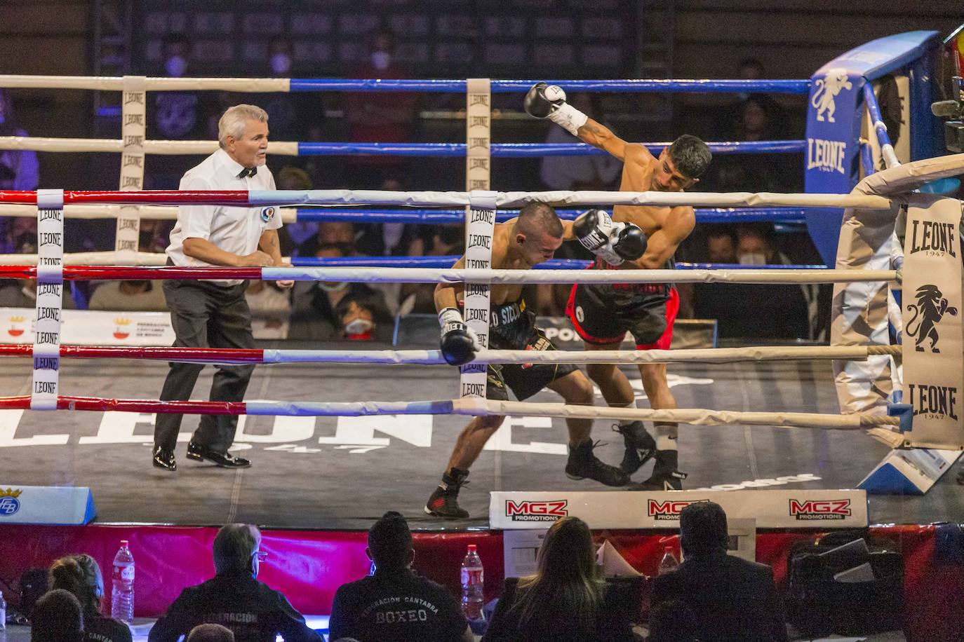 Fotos: Imágenes de la velada de boxeo en la que Jon Míguez retuvo el título de campeón de España de peso welter