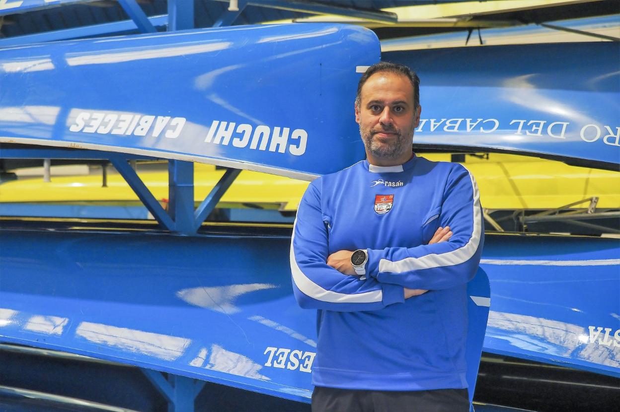 Sergio Rozadilla, en las instalaciones del IRC Santoña. 