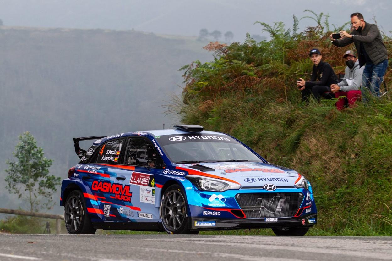 Surhayen Pernía, durante el pasado Rally de Llanes.