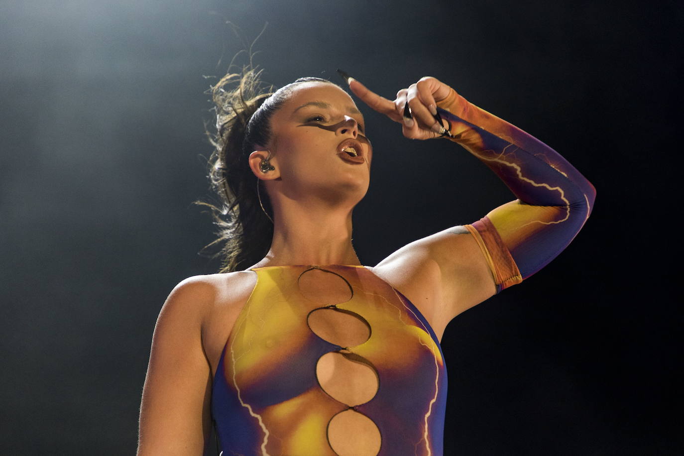 Nathy Peluso durante su concierto en Santander 