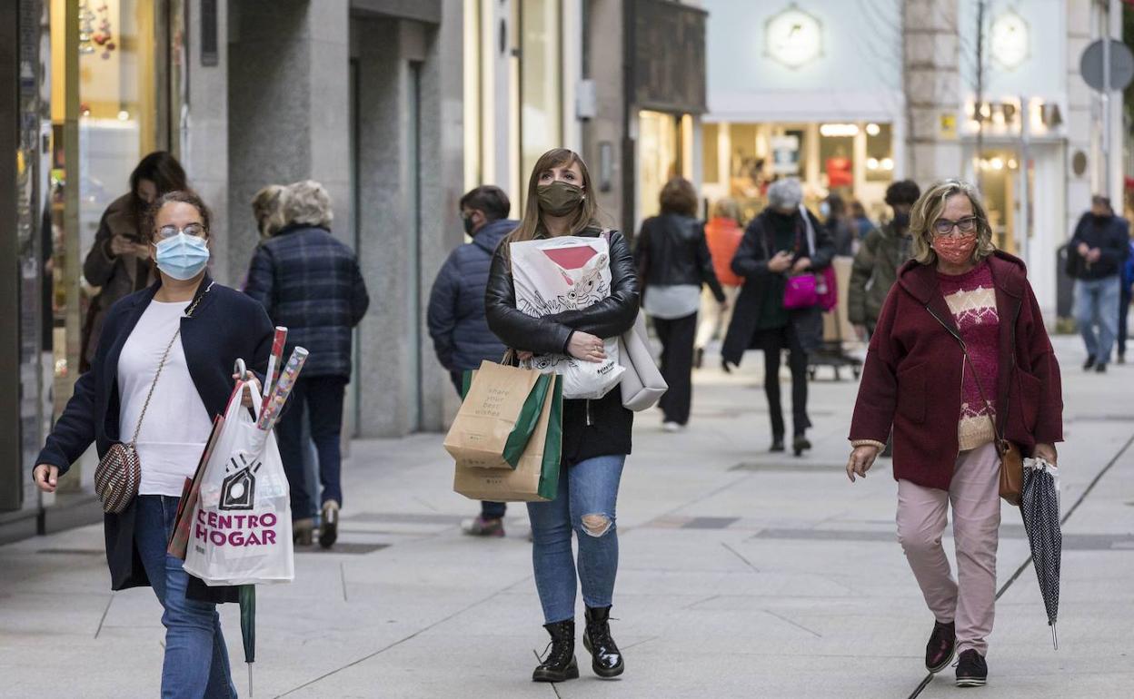 Imagen de compradores el año pasado en el periodo navideño.