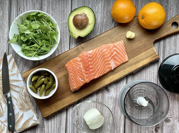 Los ingredientes necesarios para el plato.