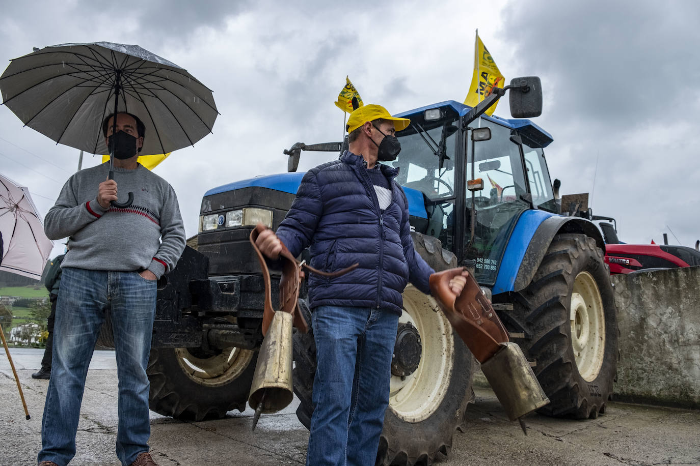 Fotos: Tractorada en Renedo