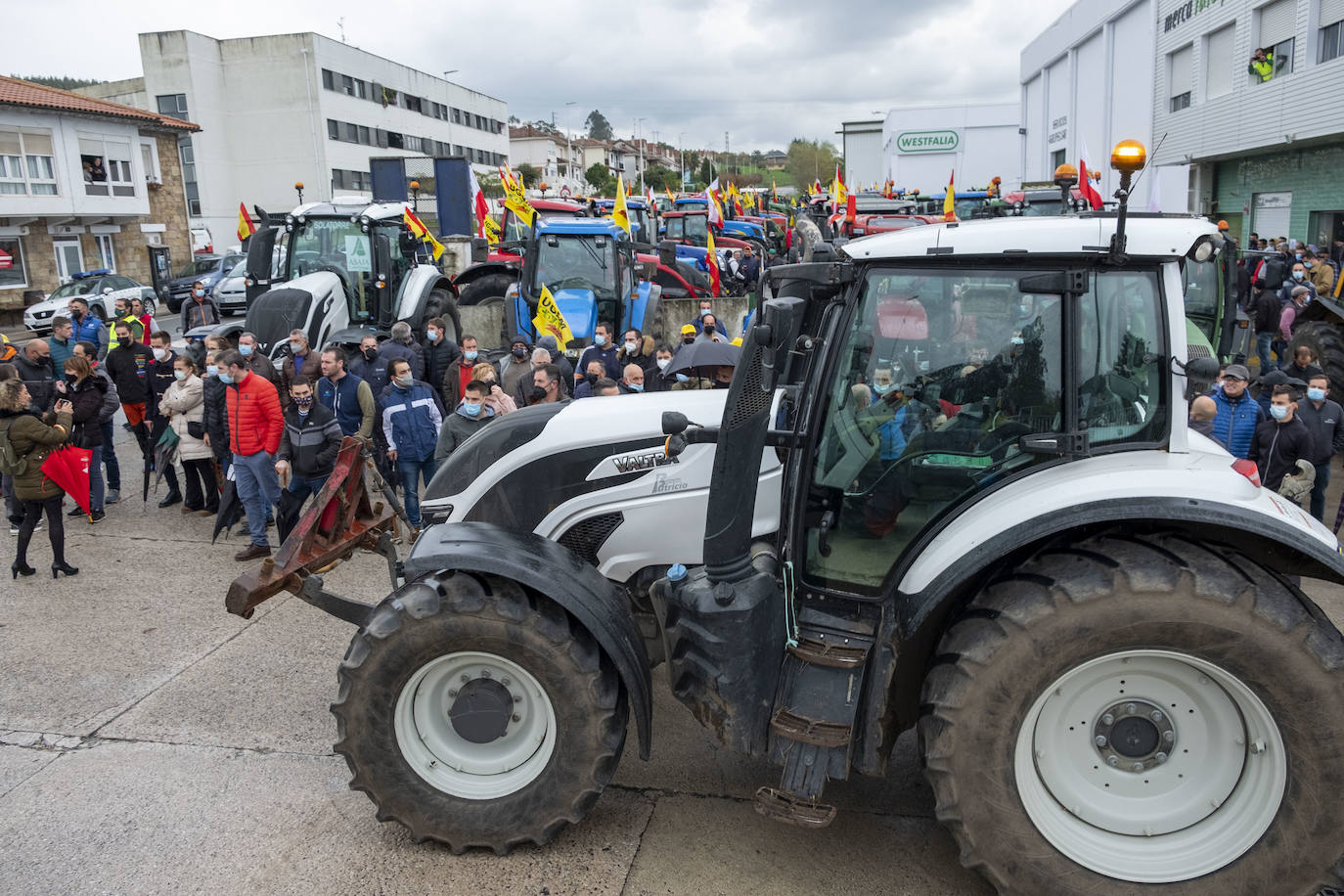 Fotos: Tractorada en Renedo