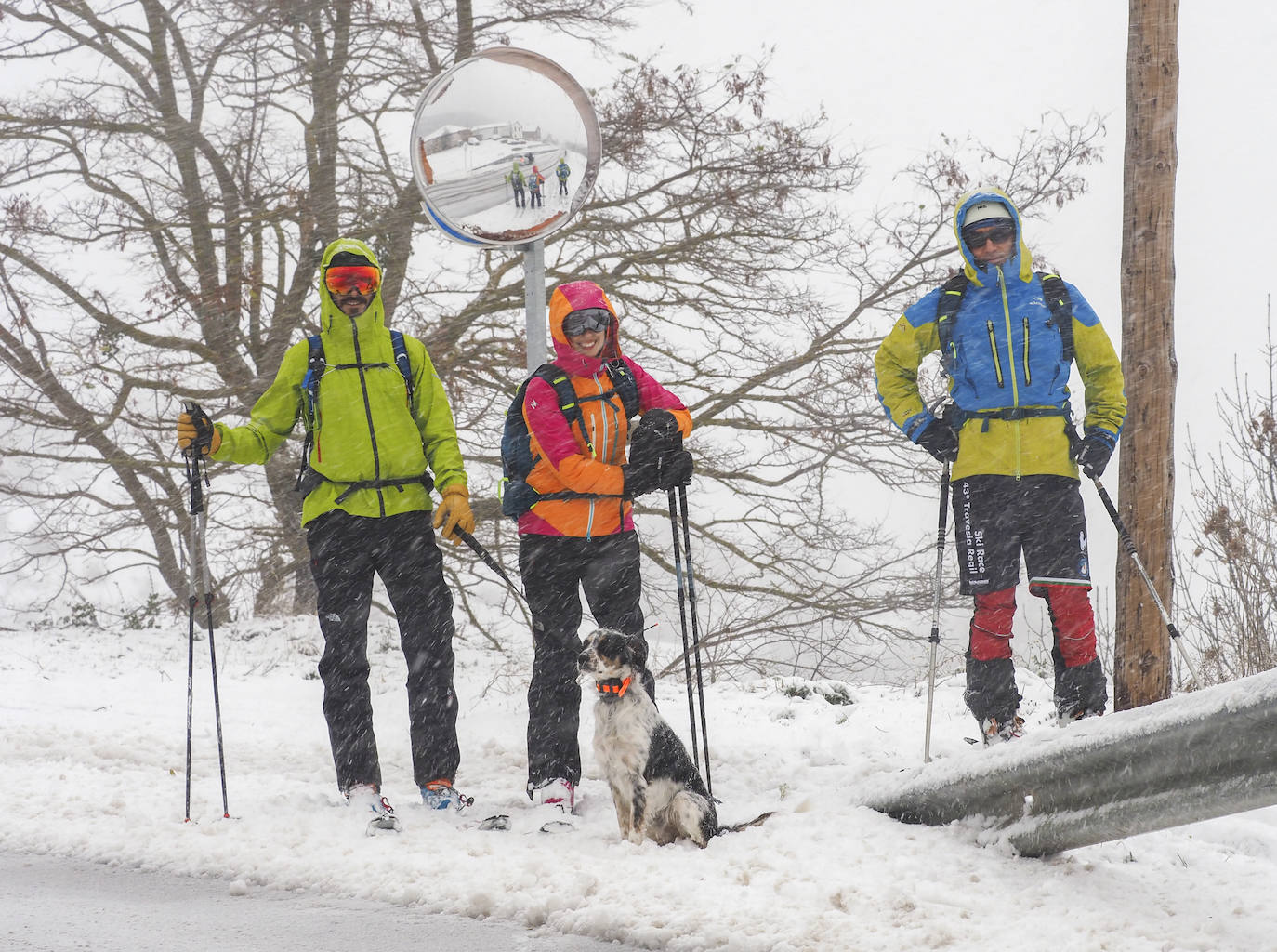 Fotos: El temporal de nieve se deja sentir con fuerza