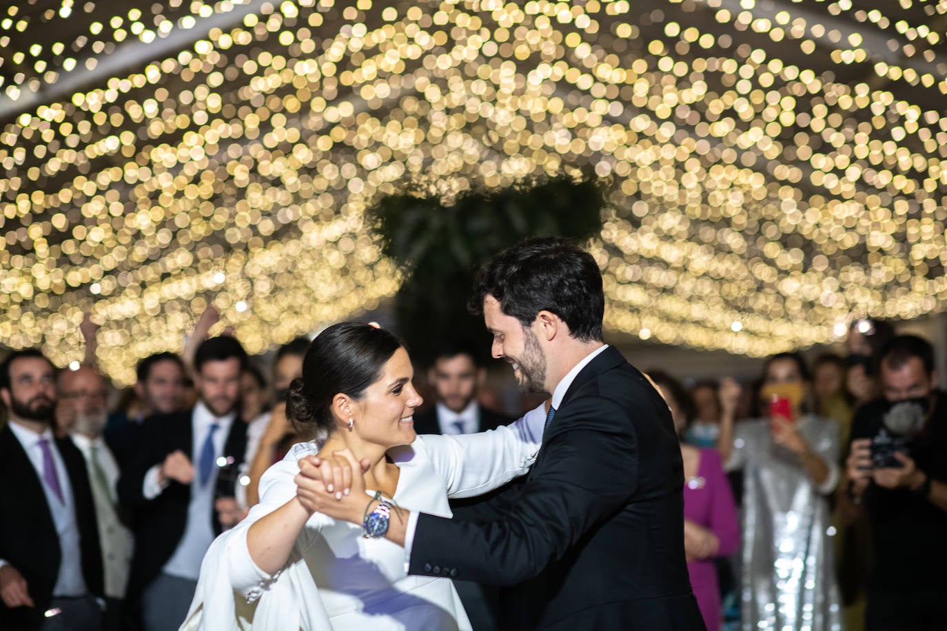 Así abrían el baile nupcial.