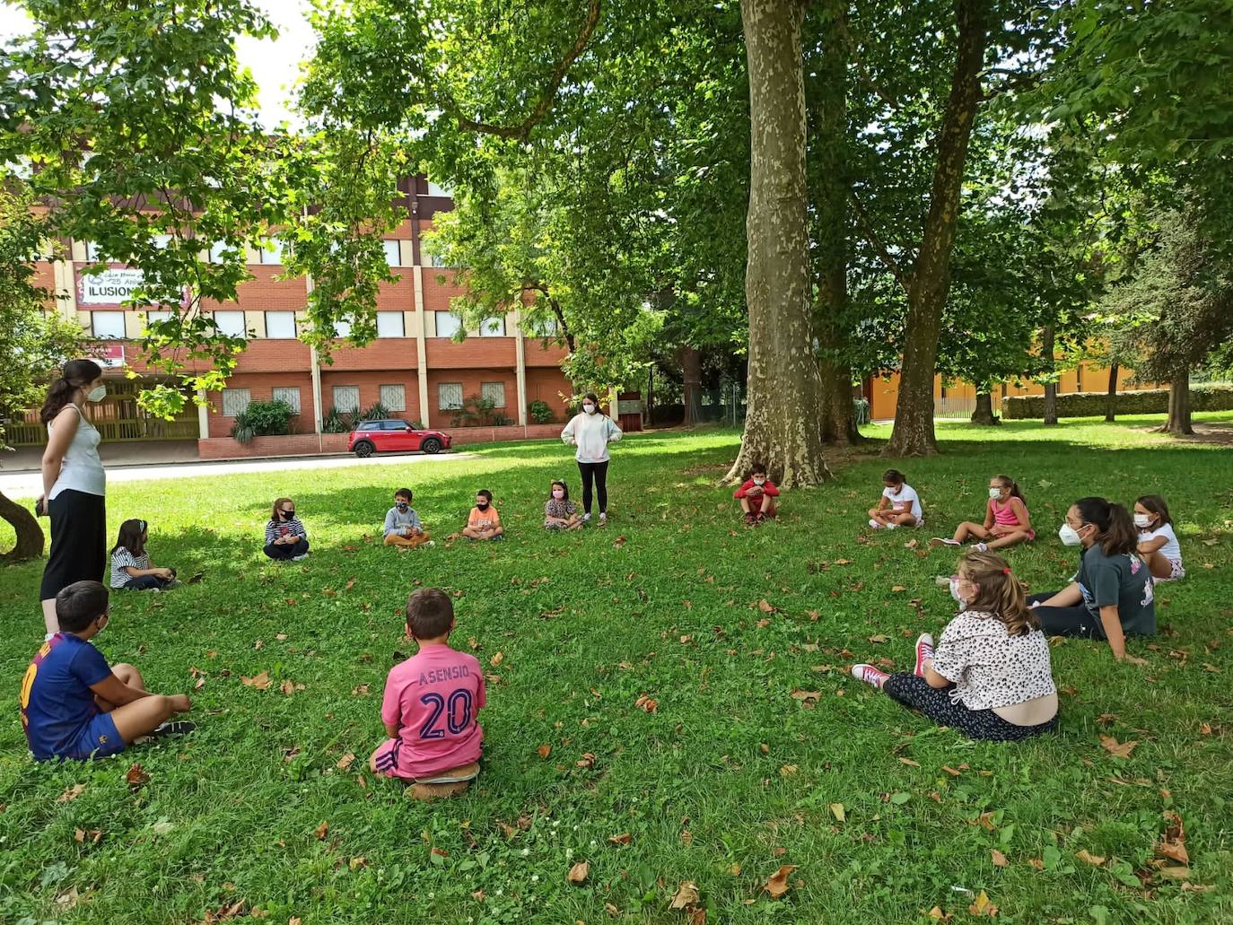 Ludoteca en el colegio de Alceda. 