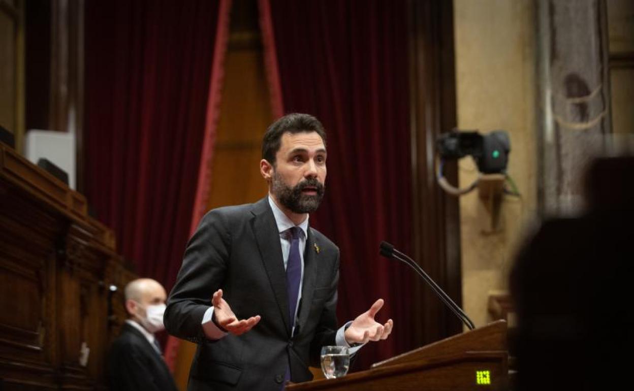 Roger Torrent, consejero de Empresa y expresidente del Parlament. 