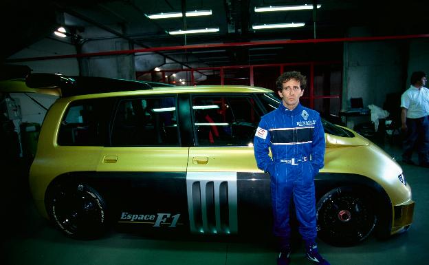 Alain Prost lo condujo en varias demostraciones