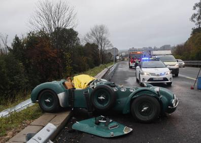 Imagen secundaria 1 - Fallece un conductor suizo de 59 años tras una salida de vía en la A-67 en Torrelavega