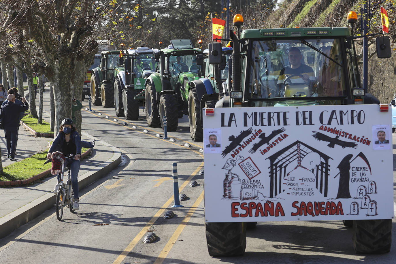 Fotos: Santander se llena de tractores