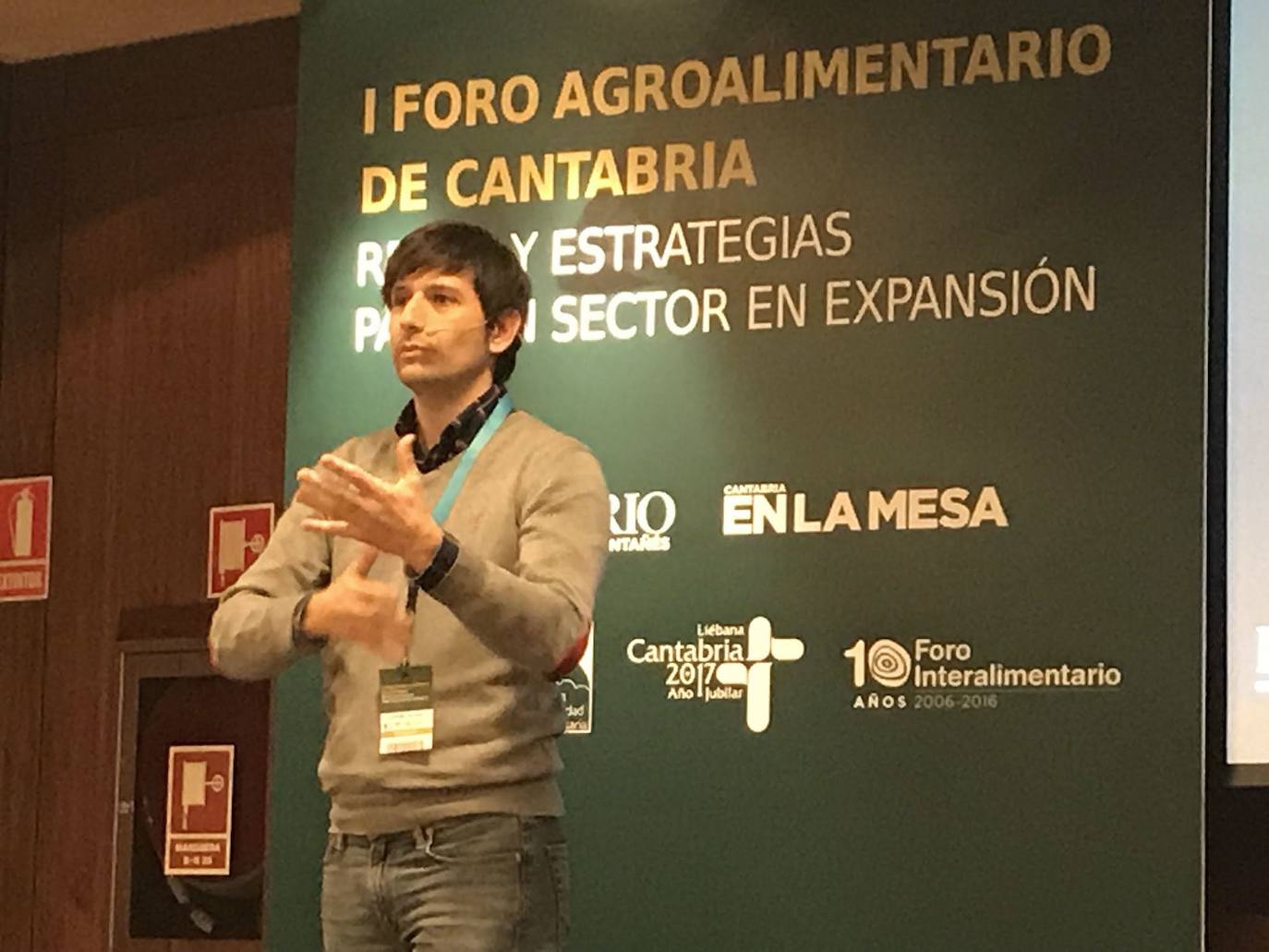 I Foro Agroalimentario de Cantabria.' Retos y estrategias para un sector en expansión' , celebrado en el Hotel Santemar, Santander